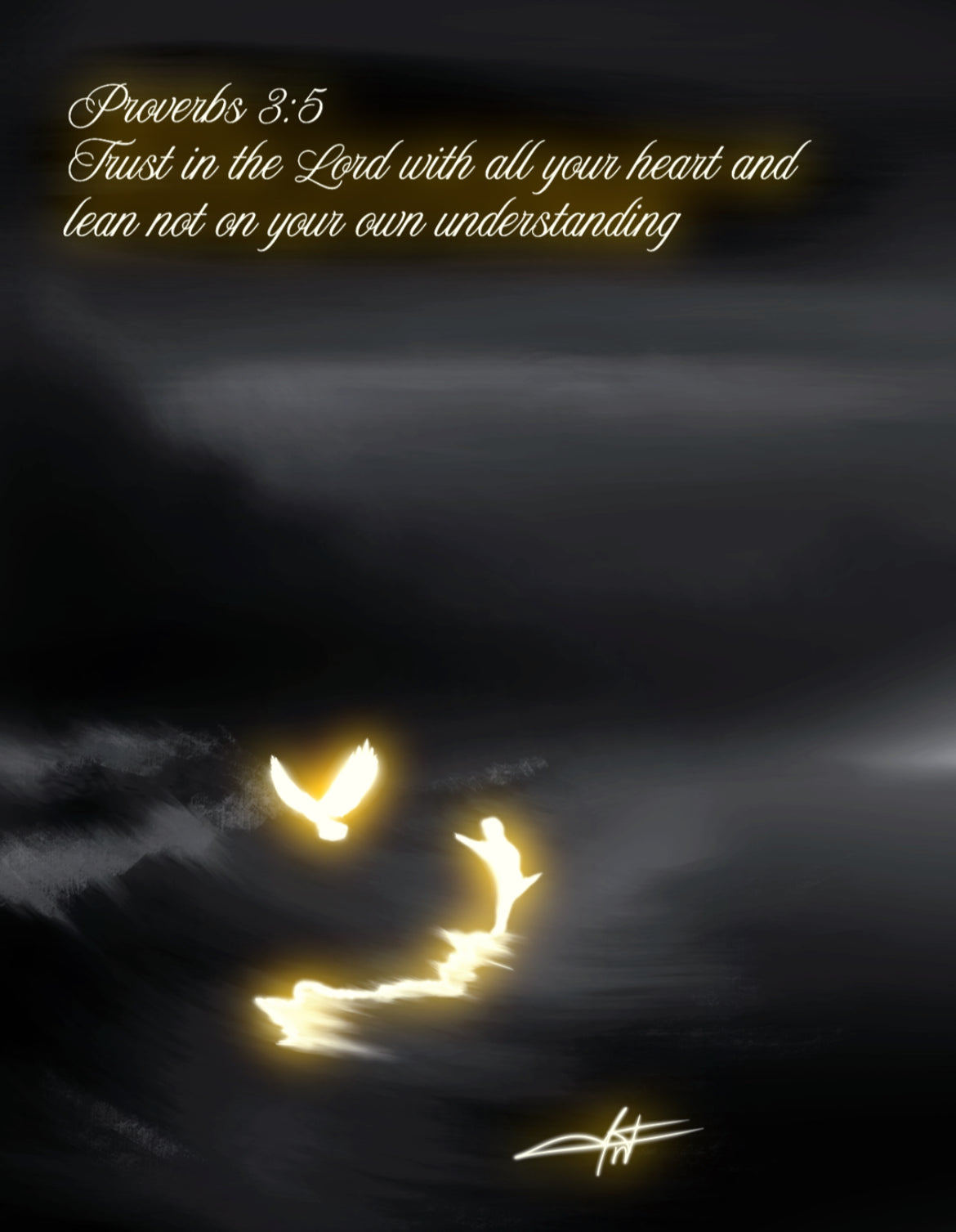 Trust the Lord 8.5x11 Print