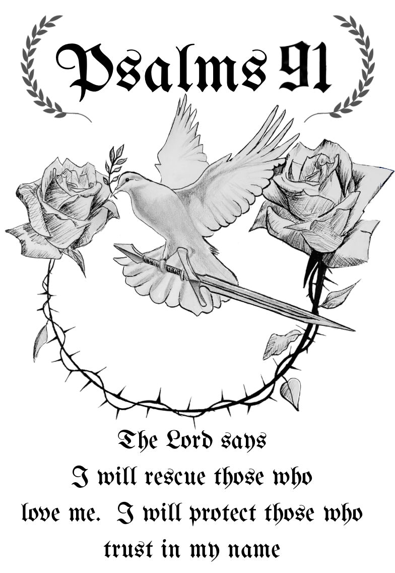 Psalms 91 T-Shirt