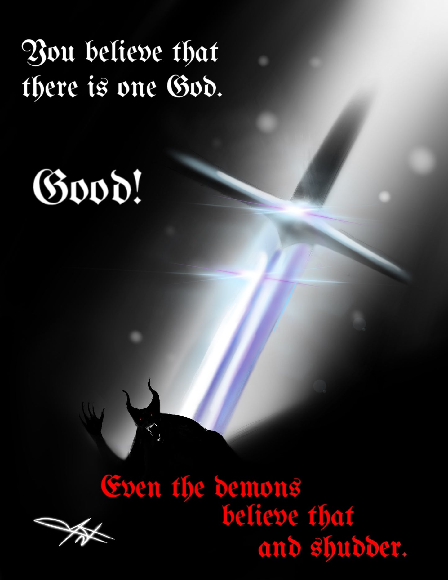 Demon Slayer 8.5x11 framed print