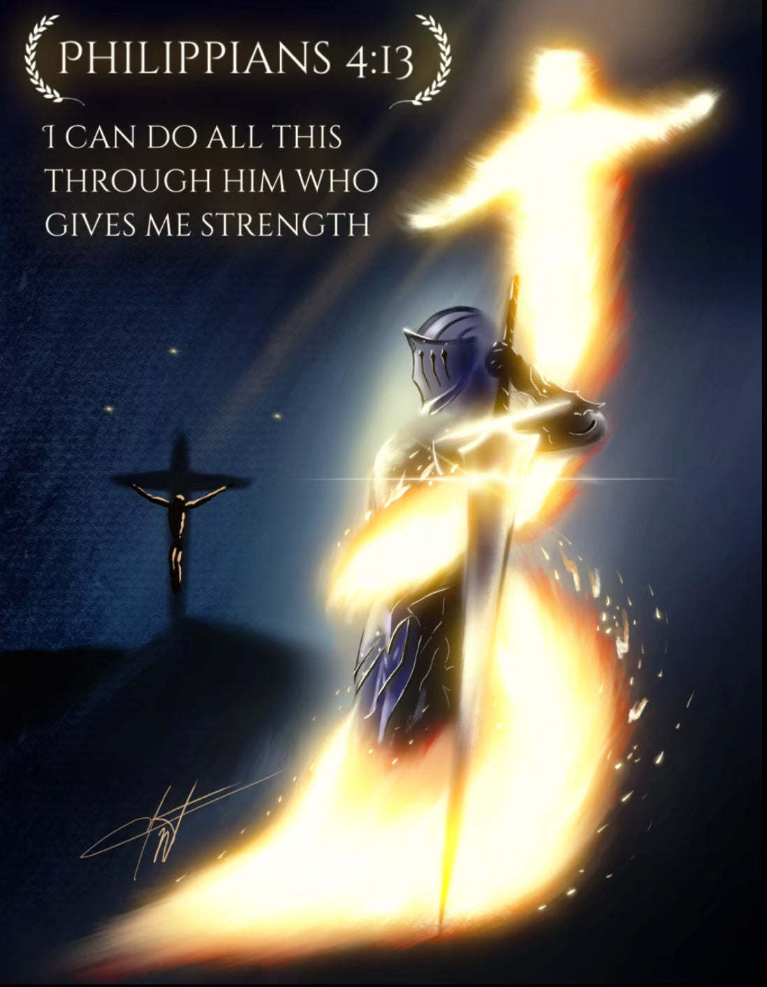 The Lord is my Strength 8.5x11 Framed Pring
